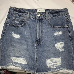 Denim skirt